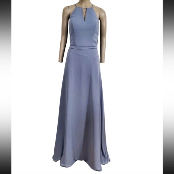 Mori Lee by Madeline Gardner Prom Dress "Latte" Color Size 8 - Picture 1 of 16